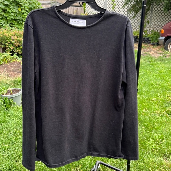 EVERLANE  COTTON LONG SLEEVE LARGE - Picture 1 of 11